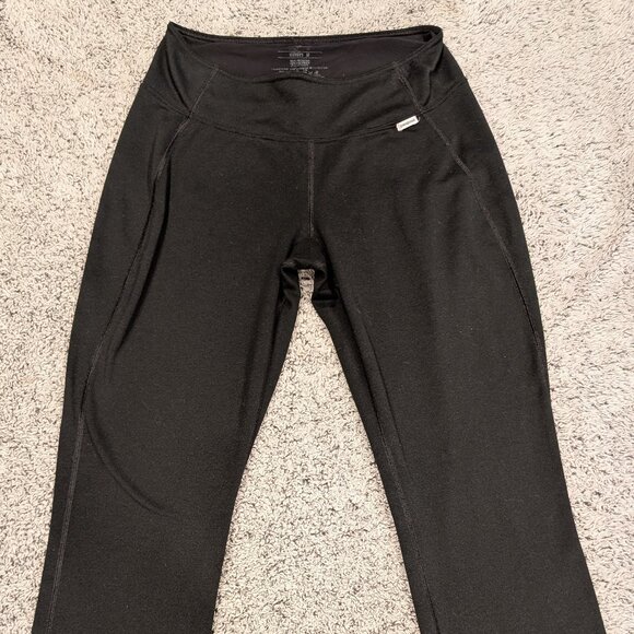 Patagonia Women's Base Layer Pants Capilene 3 Medium Black Midweight Polartec - Picture 1 of 6
